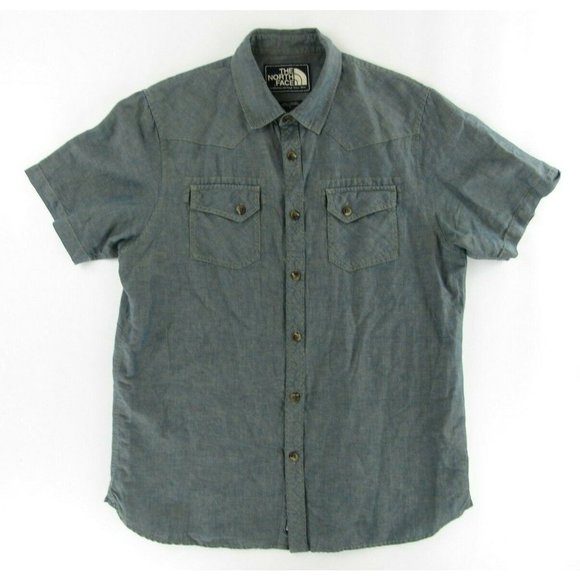 The North Face Mens Linen Shirt - Picture 1 of 5